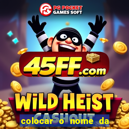 colocar o nome da pessoa no congelador